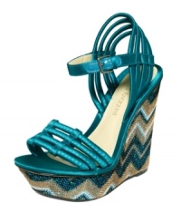 The stunning Dambra wedge sandals by Enzo Angiolini are colorful and chunky. Just the way summer intended shoes to be. The stunning Dambra wedge sandals by Enzo Angiolini are colorful and chunky. Just the way summer intended shoes to be.