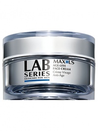 Introducing the new Lab Series MAX LS Age-Less Face Cream. High performance skincare delivers superior prevention and repair benefits for a man's skin. 1.7 oz. Introducing the new Lab Series MAX LS Age-Less Face Cream. High performance skincare delivers superior prevention and repair benefits for a man's skin. 1.7 oz.