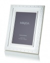 Mikasa Infinity Band Picture Frame with Cream Velvet Backing, 5 x 7