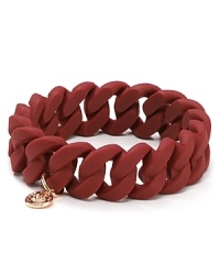 MARC BY MARC JACOBS Rubber Turnlock Bracelet MARC BY MARC JACOBS Rubber Turnlock Bracelet