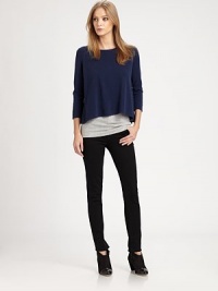 Slouchy cashmere boatneck with dropped shoulders and a length that hits below the hips. BoatneckDropped shouldersLong sleevesLonger length hits below the hipsCashmereDry cleanImportedModel shown is 5'10 (177cm) wearing US size Small. Additional Information Women's Premier Designer & Contemporary Size Guide Slouchy cashmere boatneck with dropped shoulders and a length that hits below the hips. BoatneckDropped shouldersLong sleevesLonger length hits below the hipsCashmereDry cleanImportedModel shown is 5'10 (177cm) wearing US size Small. Additional Information Women's Premier Designer & Contemporary Size Guide