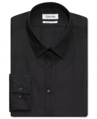A must have basic, this Calvin Klein dress shirt is classy and versatile. A must have basic, this Calvin Klein dress shirt is classy and versatile.