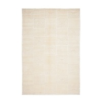 Boasting luxe Art Deco glamour in a monochromatic weave, this Ralph Lauren rug alternates subtly raised geometric tiles with plush velvet squares for classic elegance. Boasting luxe Art Deco glamour in a monochromatic weave, this Ralph Lauren rug alternates subtly raised geometric tiles with plush velvet squares for classic elegance.