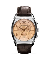 Making subtle use of texture, Emporio Armani's stainless steel watch is a strong day-to-day choice. Whether worn with a suit or a sweater, this piece adds classic cool to your look. Making subtle use of texture, Emporio Armani's stainless steel watch is a strong day-to-day choice. Whether worn with a suit or a sweater, this piece adds classic cool to your look.