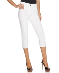 The skinny capri is the must-have pant of the season. Show off your prettiest heels and tallest wedges in this pair from Alfani. The skinny capri is the must-have pant of the season. Show off your prettiest heels and tallest wedges in this pair from Alfani.