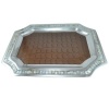Julia Knight Classic 20-inch Octagonal Tray, Chocolate