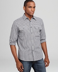 Michael Kors Fairfax Check Sport Shirt - Classic Fit Michael Kors Fairfax Check Sport Shirt - Classic Fit