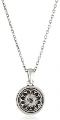 House of Harlow 1960 Silver-Plated Small Metal Sunburst Pendant Necklace House of Harlow 1960 Silver-Plated Small Metal Sunburst Pendant Necklace