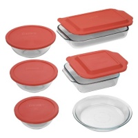 Pyrex Easy Grab 11-Piece Bake-and-Store Set Pyrex Easy Grab 11-Piece Bake-and-Store Set