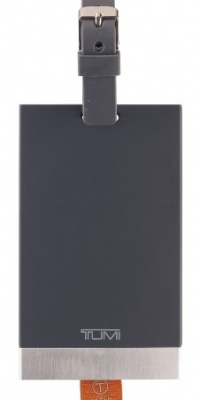 T-Tech by Tumi Luggage Tag, Charcoal, One Size T-Tech by Tumi Luggage Tag, Charcoal, One Size