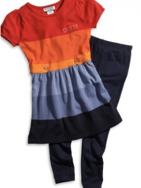GUESS Kids Girls Little Girl Striped Sweater Dress, MULTICOLORED (4) GUESS Kids Girls Little Girl Striped Sweater Dress, MULTICOLORED (4)