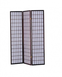 ACME 02277 Naomi 3-Panel Wooden Screen, Cherry Finish ACME 02277 Naomi 3-Panel Wooden Screen, Cherry Finish