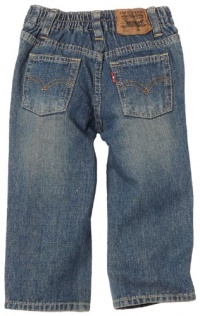 Levi's Baby Boys 526 Elastic W/B Loose Straight Jean, MED CROSSHATCH, 12 Months Levi's Baby Boys 526 Elastic W/B Loose Straight Jean, MED CROSSHATCH, 12 Months