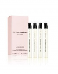 Narciso Rodriguez For Her Perfume for Women Eau de Toilette Refill .25 oz x 4 Narciso Rodriguez For Her Perfume for Women Eau de Toilette Refill .25 oz x 4