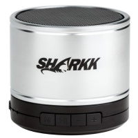 SHARKK Portable Bluetooth Mini Speaker, Alloy Steel Housing, Powerful Loud and Clear Sound with Bass. Reads Music From SD Cards And Has Built in Mic. Works With All iPhone, iPad, iTouch, Blackberry, Nexus, Samsung and all Phones and MP3 Players. Speaker S SHARKK Portable Bluetooth Mini Speaker, Alloy Steel Housing, Powerful Loud and Clear Sound with Bass. Reads Music From SD Cards And Has Built in Mic. Works With All iPhone, iPad, iTouch, Blackberry, Nexus, Samsung and all Phones and MP3 Players. Speaker S