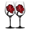 Ludvig Lofgren celebrates the artistry of tattooing in this bold glassware collection from Kosta Boda. He created a richly detailed rose illustration using a technique involving eco-friendly paints.