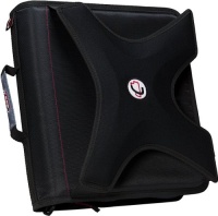 Case-it X-Hugger 2-Inch Round Ring Zipper Binder with Book Holder on Front, Black, X-350-BLK Case-it X-Hugger 2-Inch Round Ring Zipper Binder with Book Holder on Front, Black, X-350-BLK