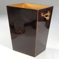 Elegant bathroom accessories for the traditional home, hand-enameled with smokey topaz crystals and gilded gold accents. Elegant bathroom accessories for the traditional home, hand-enameled with smokey topaz crystals and gilded gold accents.