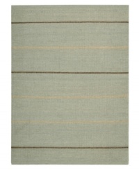 Subtle striping gives way to understated sophistication in the Horizon area rug from Calvin Klein. Generously thick wool fibers are hand tufted in India for remarkable strength and detailed design. Perfect for mixing with any style decor. (Clearance) Subtle striping gives way to understated sophistication in the Horizon area rug from Calvin Klein. Generously thick wool fibers are hand tufted in India for remarkable strength and detailed design. Perfect for mixing with any style decor. (Clearance)