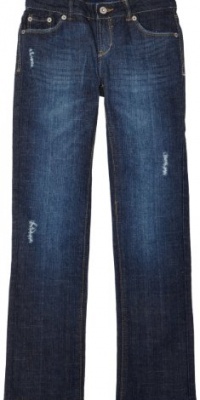 Levi's Girls 7-16 Slim Straight Jean,Mysterious,14 Levi's Girls 7-16 Slim Straight Jean,Mysterious,14