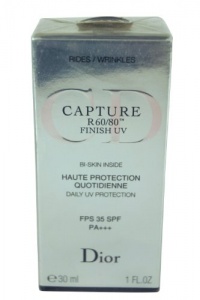CHRISTIAN DIOR by Christian Dior for Women Capture R60/80 Finish UV Bi-Skin Daily UV Protection SPF35 PA+++--30ml/1oz CHRISTIAN DIOR by Christian Dior for Women Capture R60/80 Finish UV Bi-Skin Daily UV Protection SPF35 PA+++--30ml/1oz