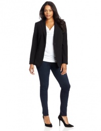Calvin Klein Women's Plus-Size 1 Button Jacket Calvin Klein Women's Plus-Size 1 Button Jacket