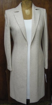 Calvin Klein Women's 2- Piece Dress Suit in Winter White/almond, Size: 2 Calvin Klein Women's 2- Piece Dress Suit in Winter White/almond, Size: 2