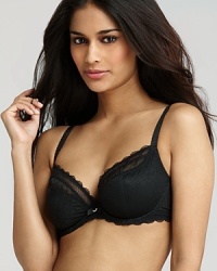 Scalloped lace trim lends a fun finish to this trés chic underwire bra with mesh-lined 3-part cups from Chantelle. Style #3641 Scalloped lace trim lends a fun finish to this trés chic underwire bra with mesh-lined 3-part cups from Chantelle. Style #3641