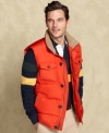 Fall features like this down vest from Tommy Hilfiger will create a perfect seasonal look.