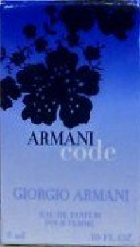 ARMANI CODE Women Mini Perfume Eau de Perfume .10oz ARMANI CODE Women Mini Perfume Eau de Perfume .10oz