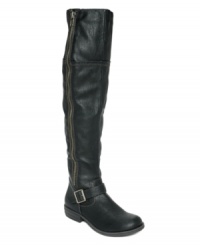 Show off a little leg. American Rag's Ikey over-the-knee boots are the perfect balance between rocker-chic and weekend casual. Show off a little leg. American Rag's Ikey over-the-knee boots are the perfect balance between rocker-chic and weekend casual.