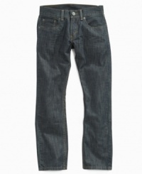 The perfect balance of skinny style and comfortable fit, these slim-fit jeans from Levi's are going to be a hit this fall. The perfect balance of skinny style and comfortable fit, these slim-fit jeans from Levi's are going to be a hit this fall.