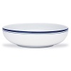 Tasteful and tailored blue banded dinnerware inspired by the unique Copenhagen neighborhood of Christianshaven from Dansk. Pasta bowl is 8 in diameter.