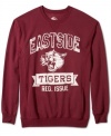 Rev up the tiger in you with this sporty medium weight pullover sweatshirt by Public Universe.