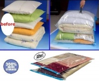 12 PACK Space Saver Vacuum Storage Bags 4 Medium size + 4 Large size + 4 Travel Bags