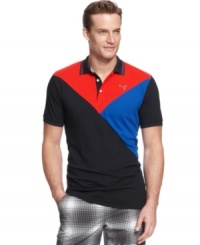 Grab your gear and confidently head out onto the green in this Puma performance golf shirt made to keep you comfortable all day. Grab your gear and confidently head out onto the green in this Puma performance golf shirt made to keep you comfortable all day.