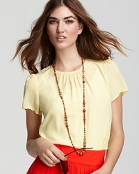 Pippa Top - Silk Short Sleeve Pippa Top - Silk Short Sleeve