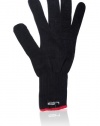 HSI Professional Heat Resistant Glove for Curling and flat iron. Black and red