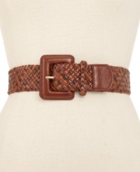 This classic woven belt from Steve Madden adds a charming touch to high-waisted jeans. This classic woven belt from Steve Madden adds a charming touch to high-waisted jeans.