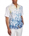 Cubavera Men's Short Sleeve Printed Shirt