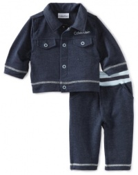 Calvin Klein Baby-Boys Newborn Jacket With Jog Pants Calvin Klein Baby-Boys Newborn Jacket With Jog Pants