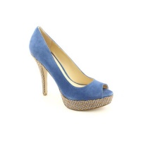 Enzo Angiolini Sully Peep Toe Platforms Shoes Blue Womens Enzo Angiolini Sully Peep Toe Platforms Shoes Blue Womens