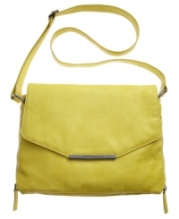 For the it-girl on the go, this mod messenger by BCBGeneration is the perfect companion. Softly structured with discrete signature detailing and pockets aplenty, it's ideal for urban or out-of-town excursions. For the it-girl on the go, this mod messenger by BCBGeneration is the perfect companion. Softly structured with discrete signature detailing and pockets aplenty, it's ideal for urban or out-of-town excursions.