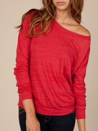 Eco-Heather Slouchy Pullover