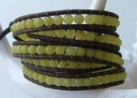 Green Jade Wrap Bracelet Green Jade Wrap Bracelet