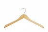 Solid Wood Hanger, Natural Finish, Commercial Grade, Box of 100