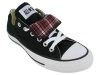 Converse The Chuck Taylor All Star Double Tongue Plaid Sneaker in Black