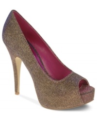 Put your most fashionable foot forward. Chinese Laundry's High Flash platform pumps will put the perfect amount of shimmer in your life. Put your most fashionable foot forward. Chinese Laundry's High Flash platform pumps will put the perfect amount of shimmer in your life.