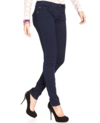 Every girl needs a pair of dark wash jeans! Dress up these skinnies from Celebrity Pink Jeans with a chic blouse or keep it casual with a plain tee. Every girl needs a pair of dark wash jeans! Dress up these skinnies from Celebrity Pink Jeans with a chic blouse or keep it casual with a plain tee.