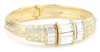 Judith Leiber Jewelry Baguette and Pave Swarovski Magnetic Closure Bracelet Judith Leiber Jewelry Baguette and Pave Swarovski Magnetic Closure Bracelet